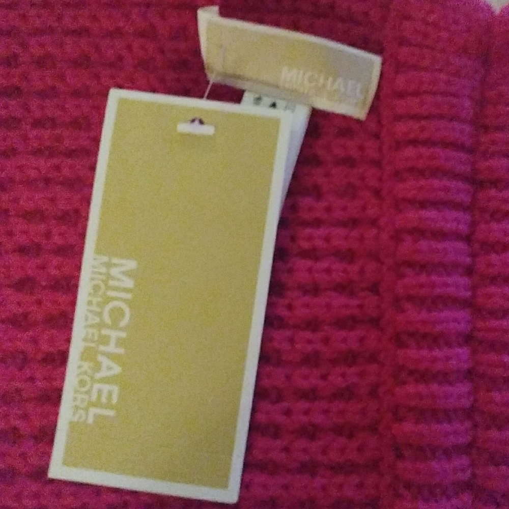 Michael Kors Pink Shrug/ Infinity Scarf - Picture 8 of 8